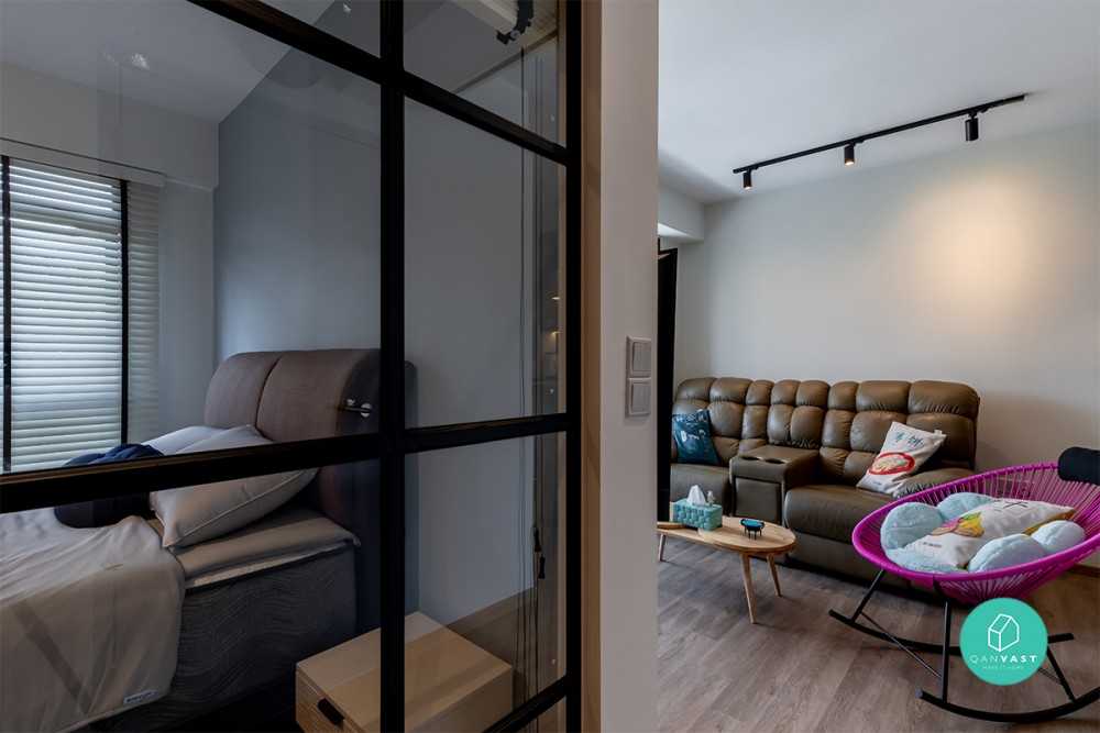Contemporary Living Room with Sofa and Coffee Table