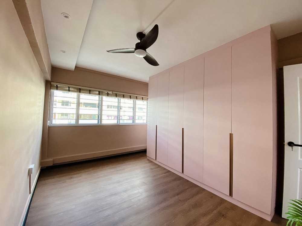 Modern Kids Room with Bookshelf and Children's Storage