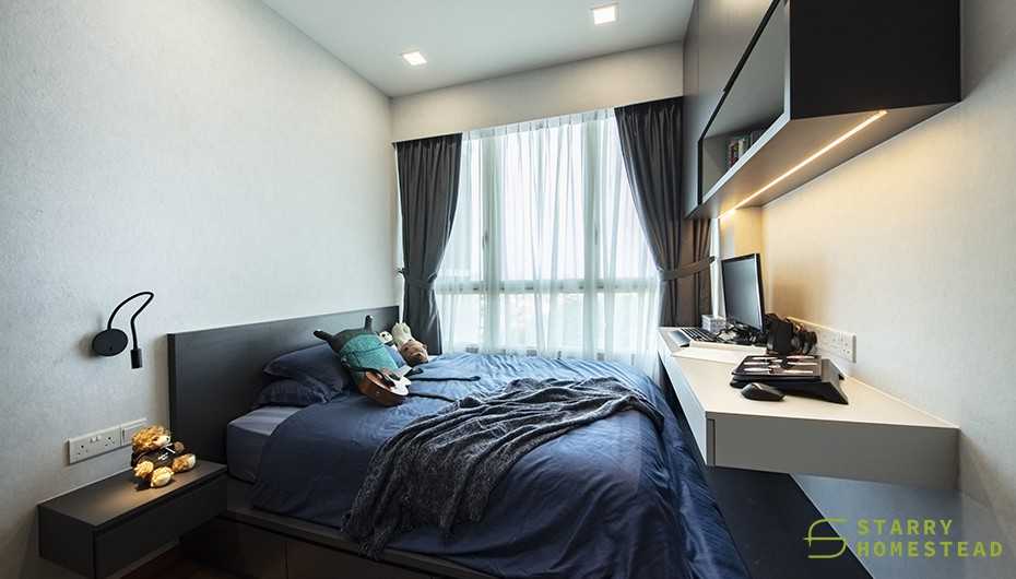 Modern Bedroom with Lighting and Decorative Lighting