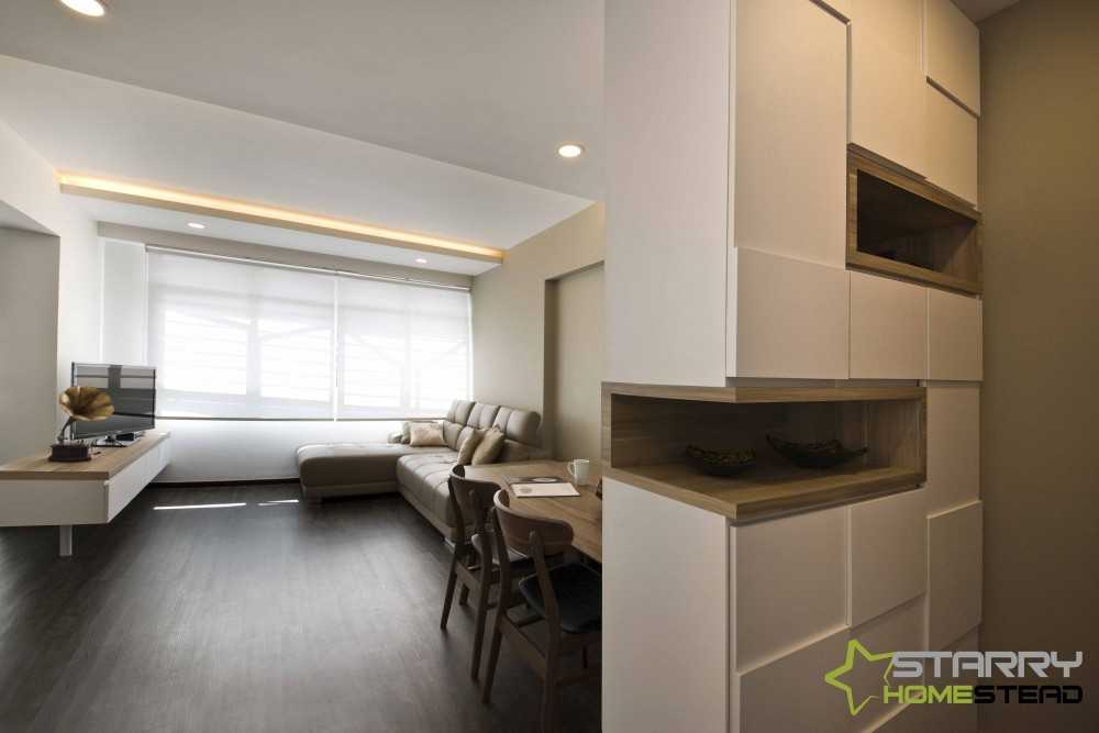 Minimalist Entryway with Storage Cabinets and Shoe Cabinets
