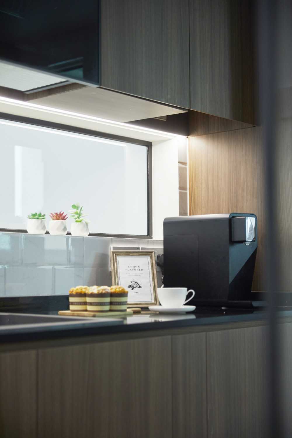 Scandinavian Kitchen with Kitchen Accessories and Kitchen Cabinets