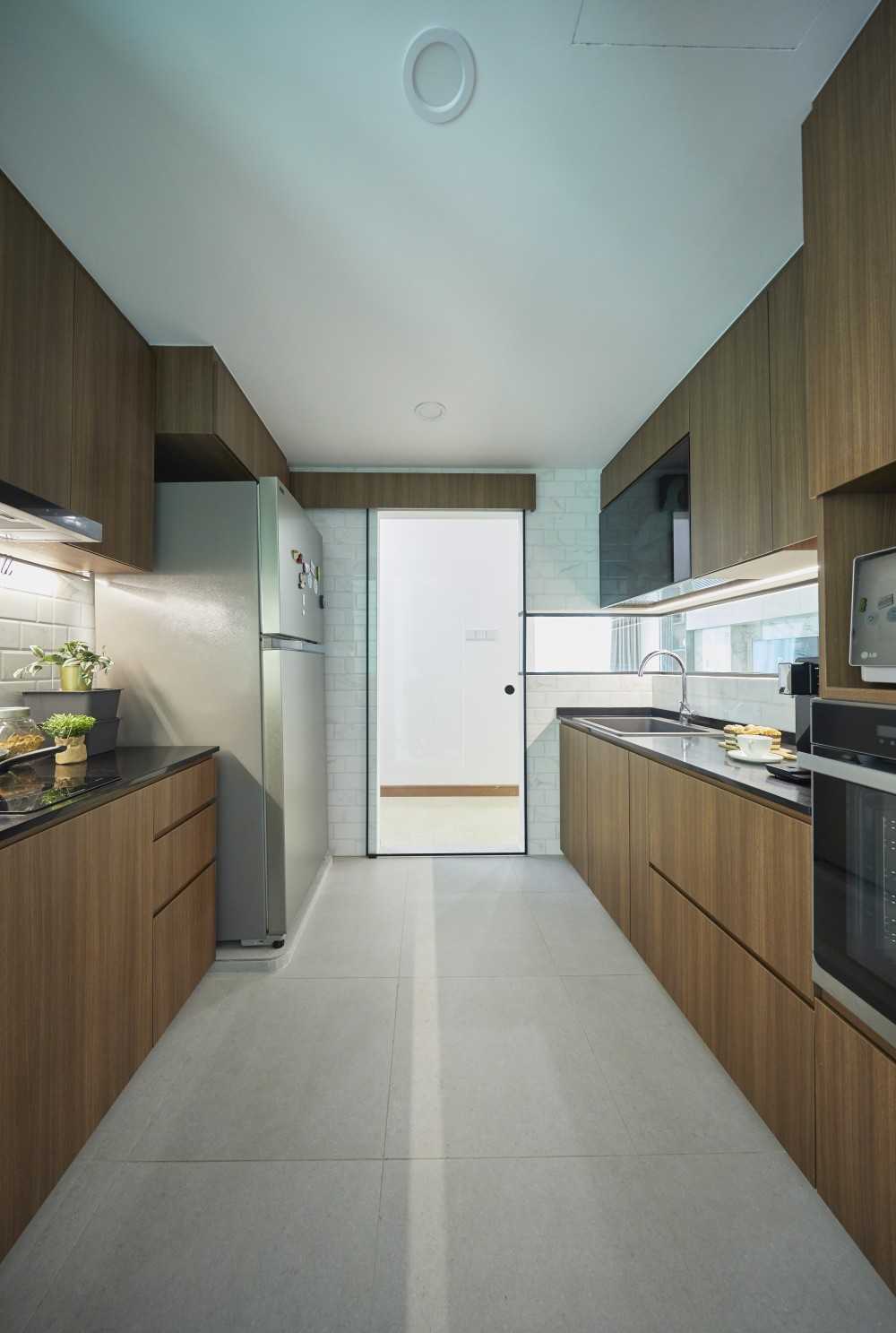 Scandinavian Kitchen with Kitchen Window and Kitchen Accessories