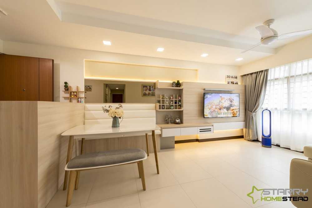 Modern Living Room with Settee and TV Console