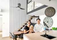 Scandinavian Living Room at Seletaris Condo, Singapore