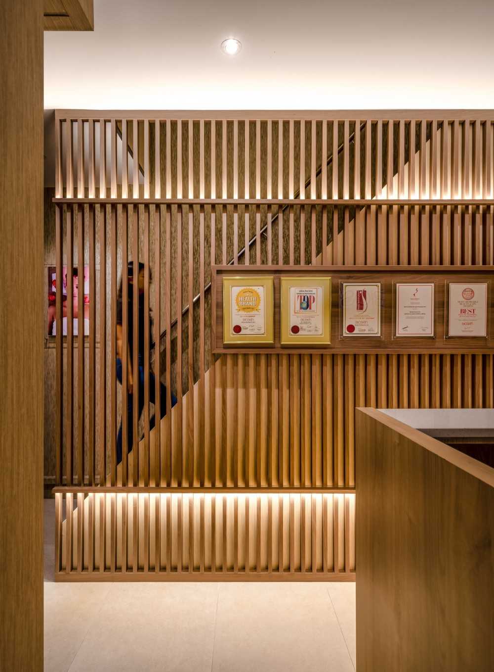 Contemporary Retail with Mirror and Staircase