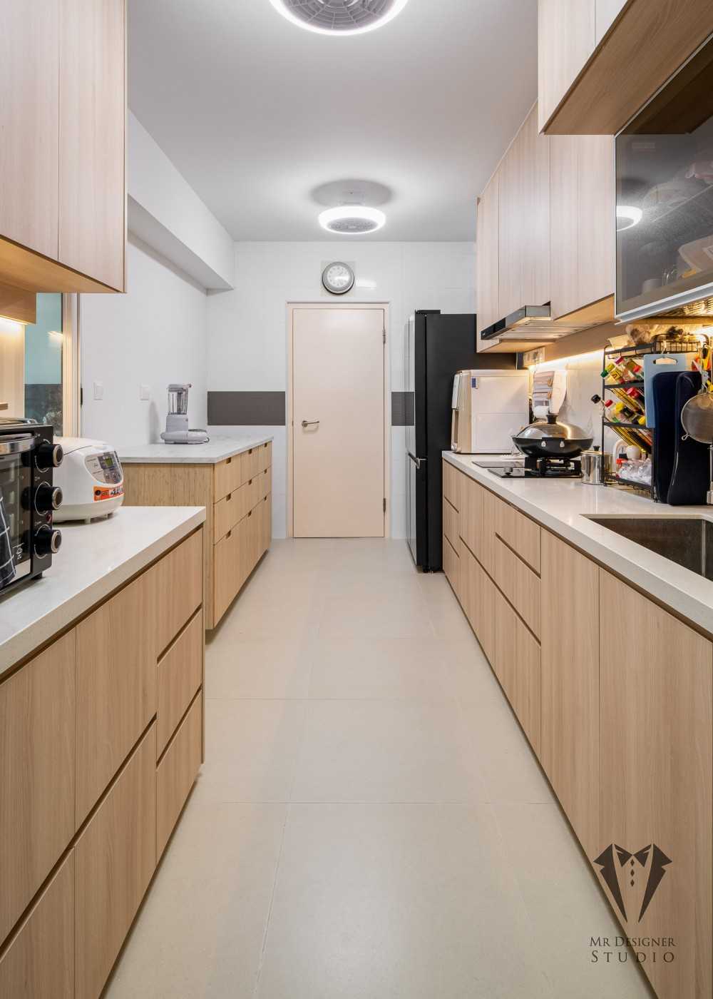 Scandinavian Kitchen with Kitchen Accessories and Kitchen Cabinets