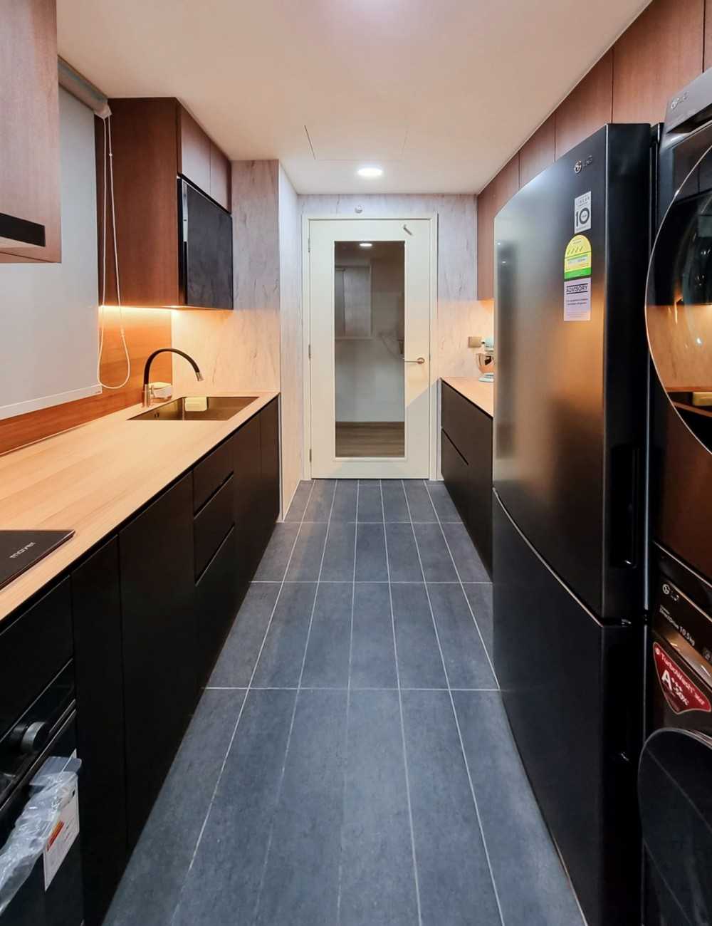 Scandinavian Kitchen with Kitchen Window and Kitchen Accessories