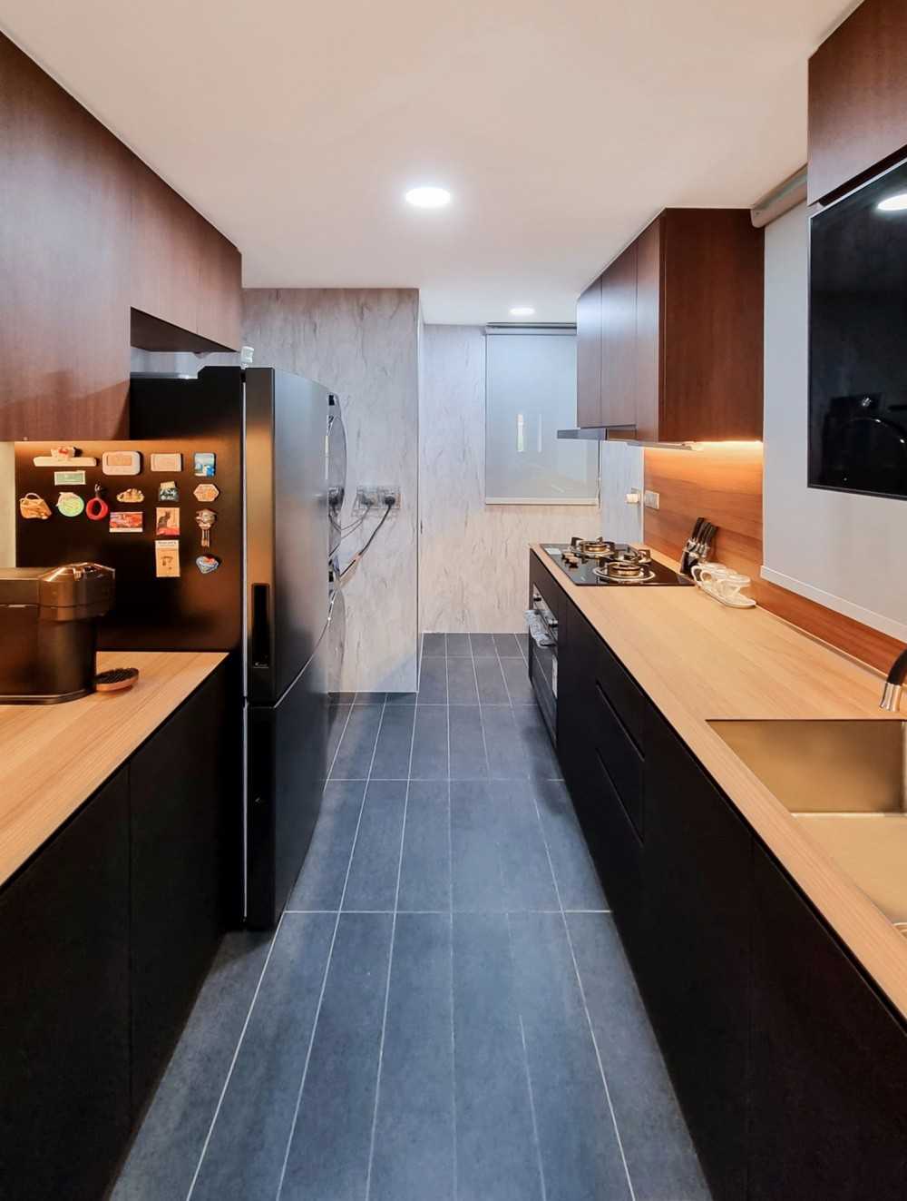 Scandinavian Kitchen with Kitchen Window and Kitchen Accessories