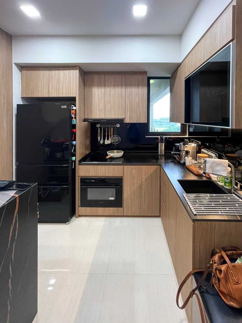Scandinavian Kitchen with Kitchen Window and Kitchen Accessories