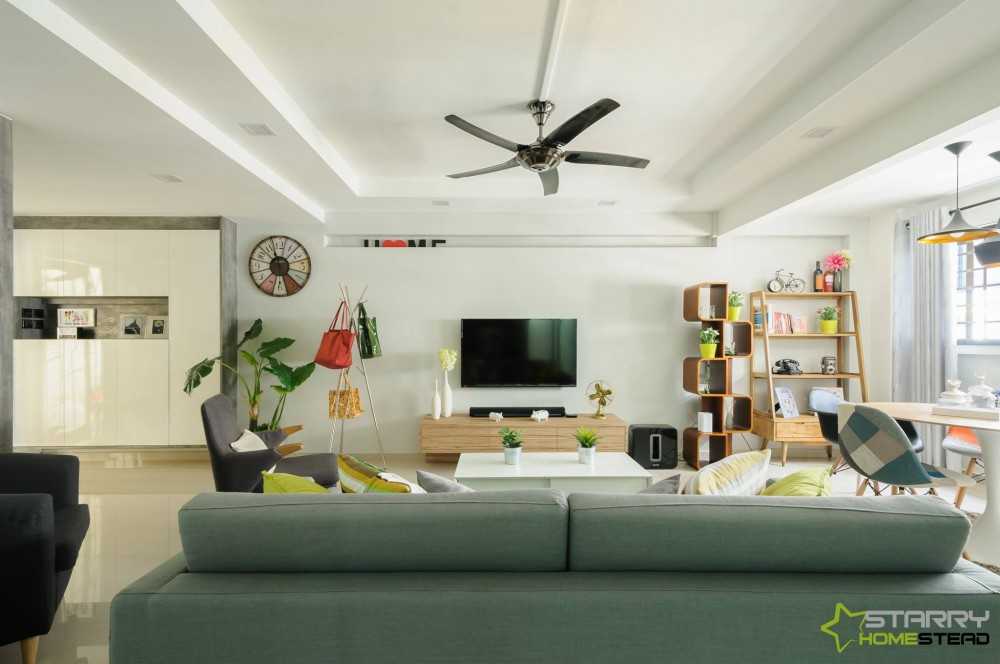 Modern Living Room with Sofa and Console Table