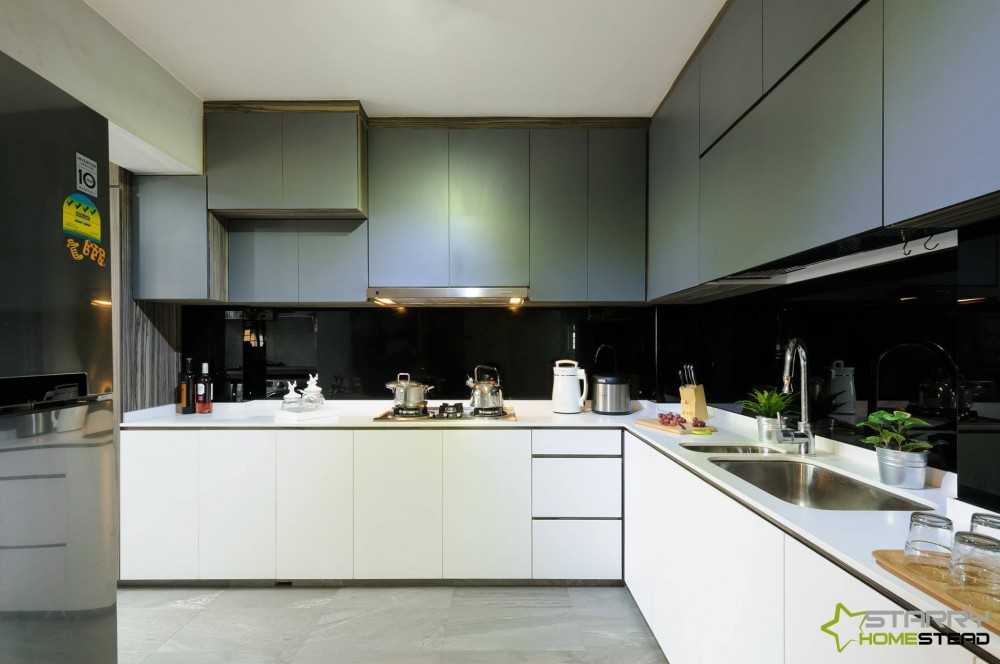 Modern Kitchen with Kitchen Accessories and Kitchen Cabinets