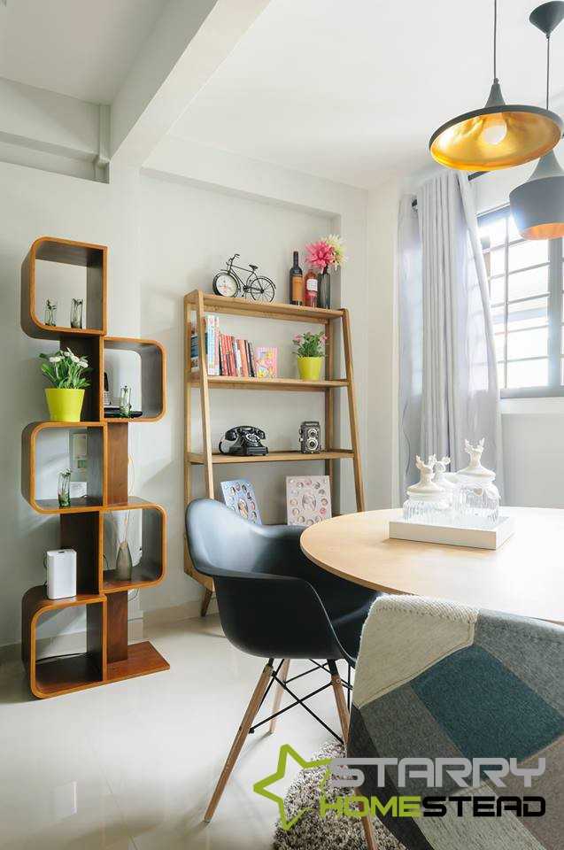 Modern Living Room with Armchairs and Coffee Table