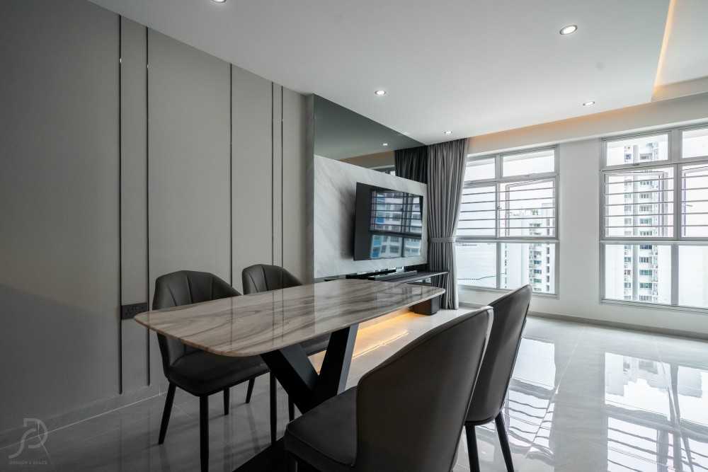Modern Dining Room with Dining Table and Dining Chairs