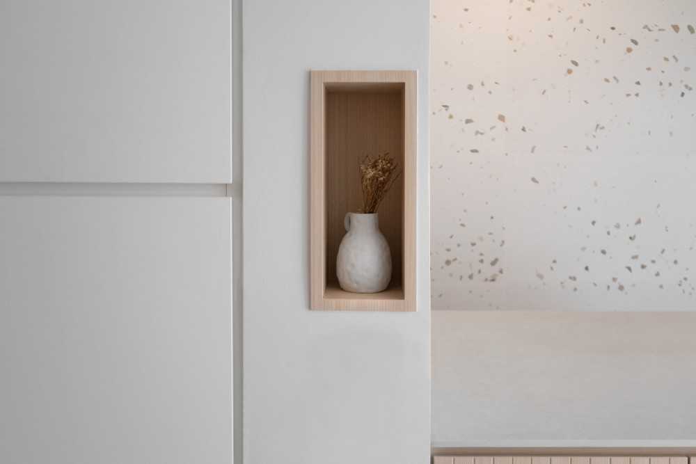 Scandinavian Entryway with Shoe Rack and Small Storage