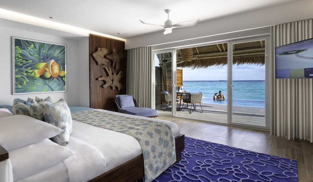 Asian Bedroom with Day Bed and Flooring