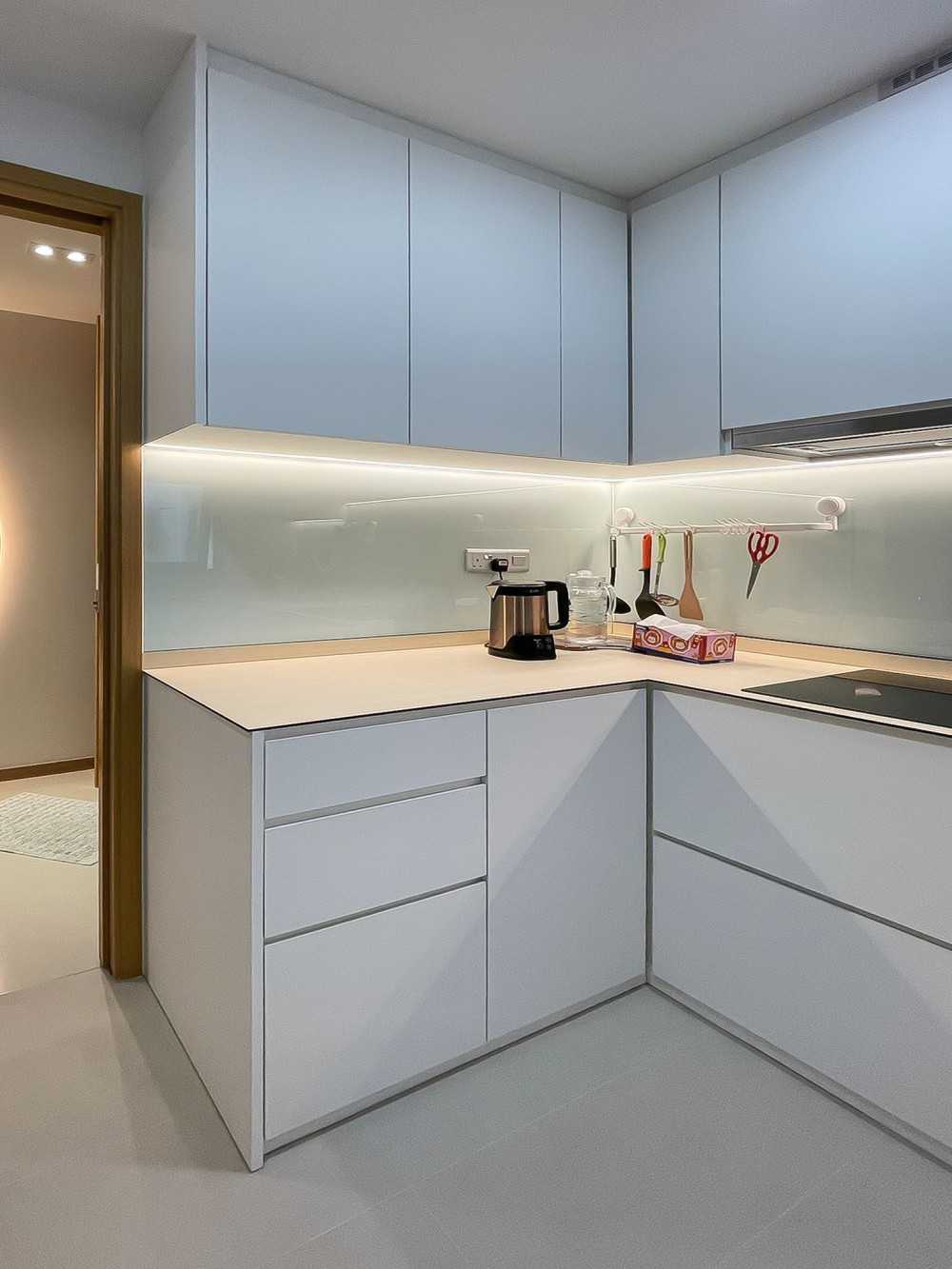 Scandinavian Kitchen with Kitchen Window and Kitchen Accessories