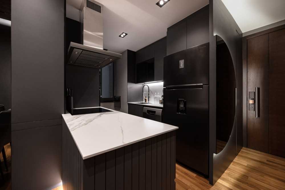 Modern Kitchen with Kitchen Island and Open Kitchen