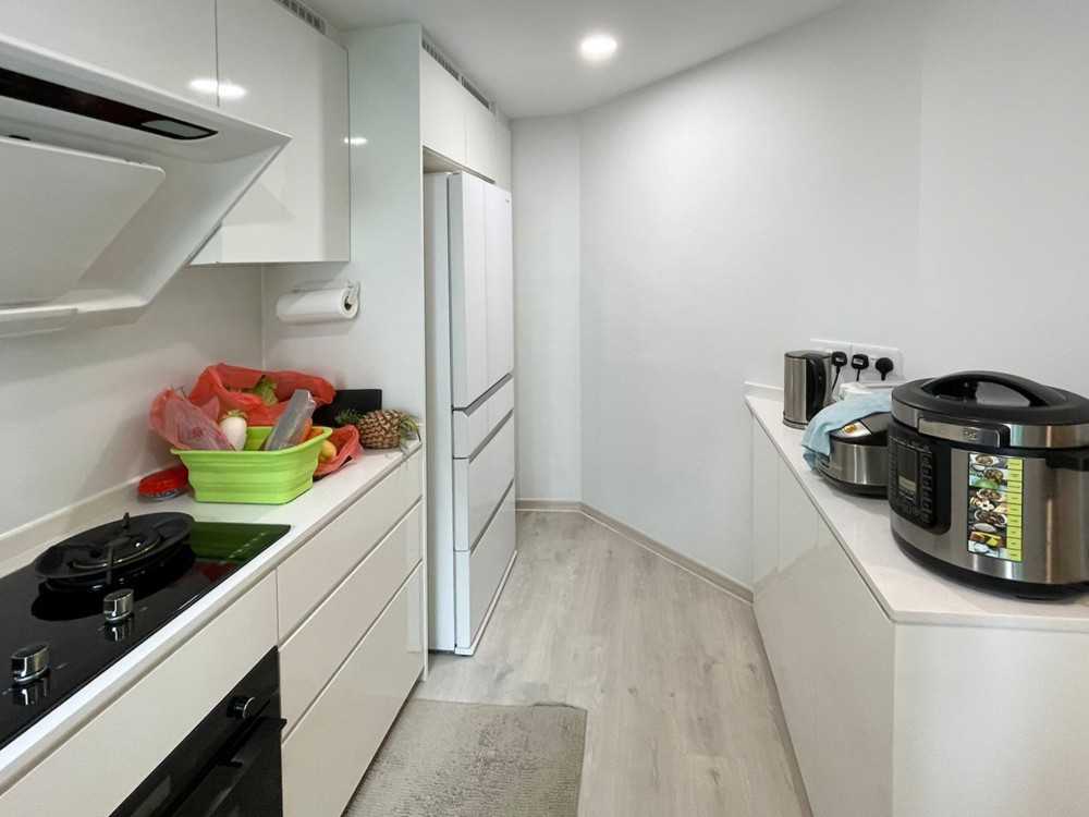 Scandinavian Kitchen with Kitchen Accessories and Storage Cabinets