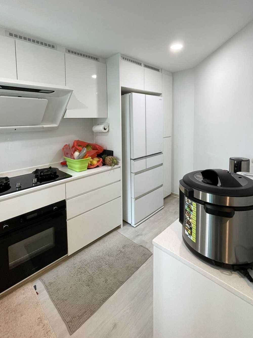 Scandinavian Kitchen with Kitchen Window and Kitchen Accessories