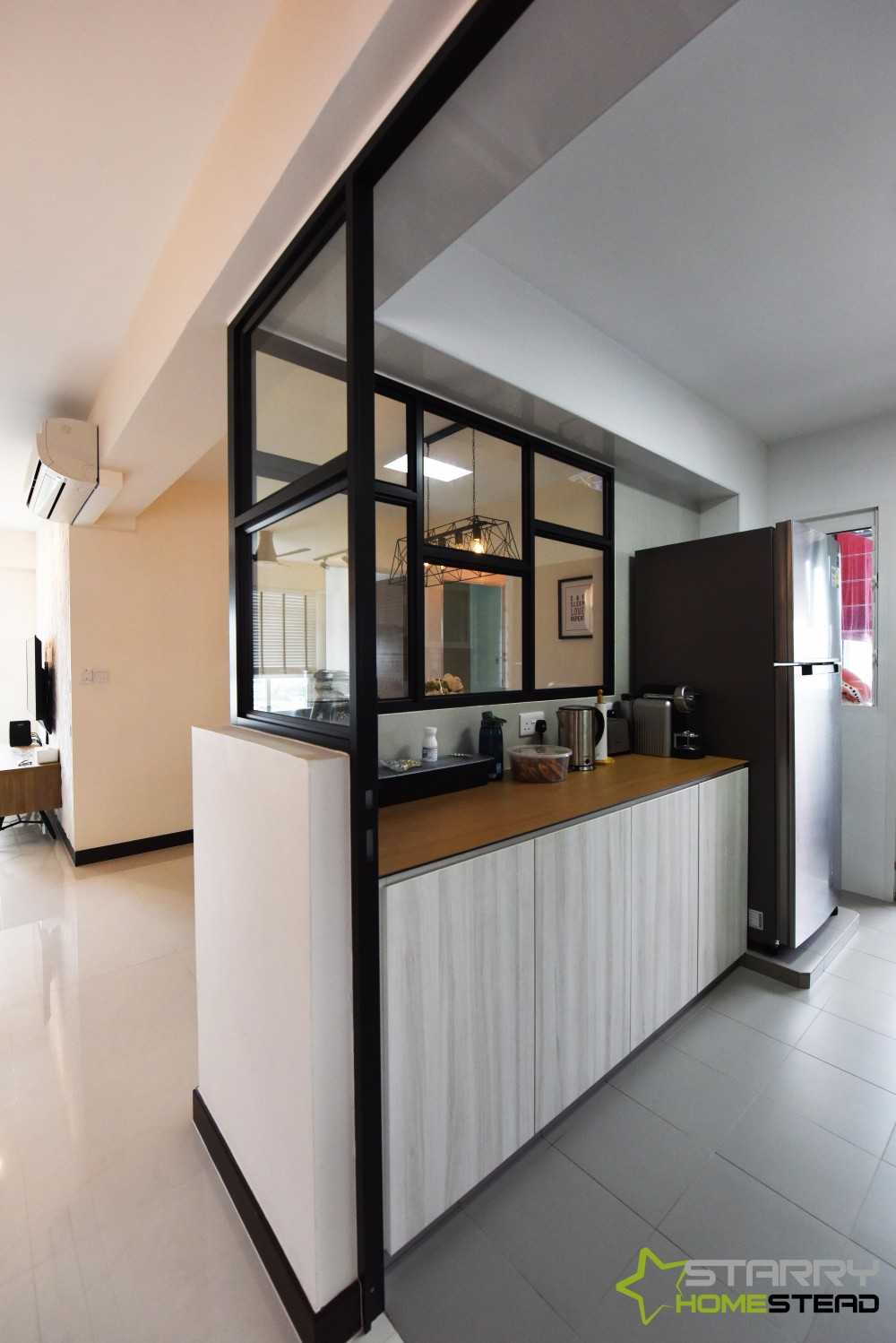 Scandinavian Kitchen with Kitchen Accessories and Kitchen Cabinets