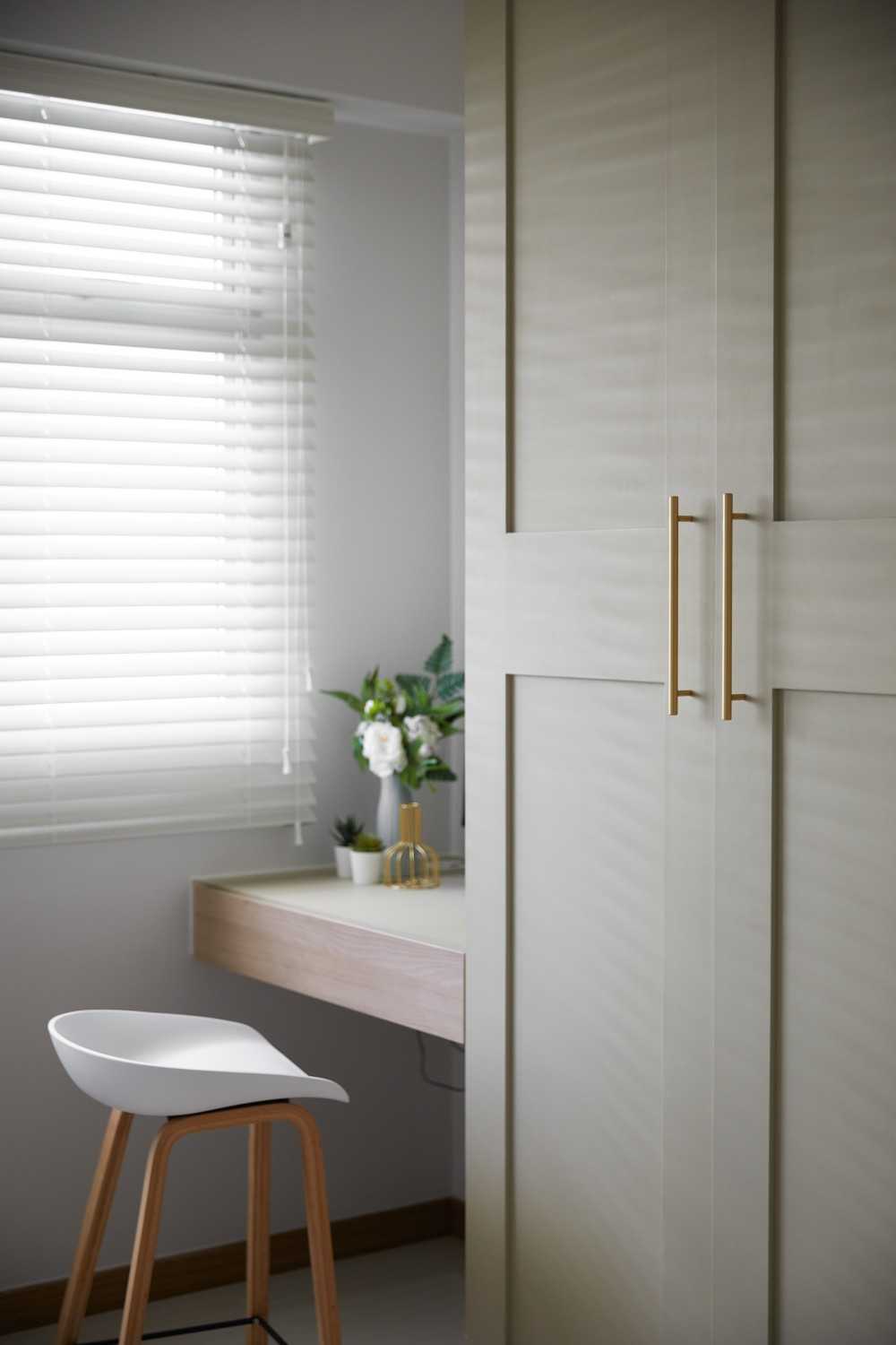 Contemporary Study with Wardrobe and Computer