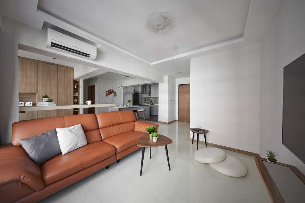 Contemporary Living Room with Sofa and Coffee Table