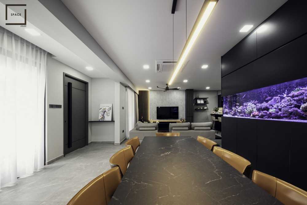 Modern Living Room with TV Console and Feature Wall
