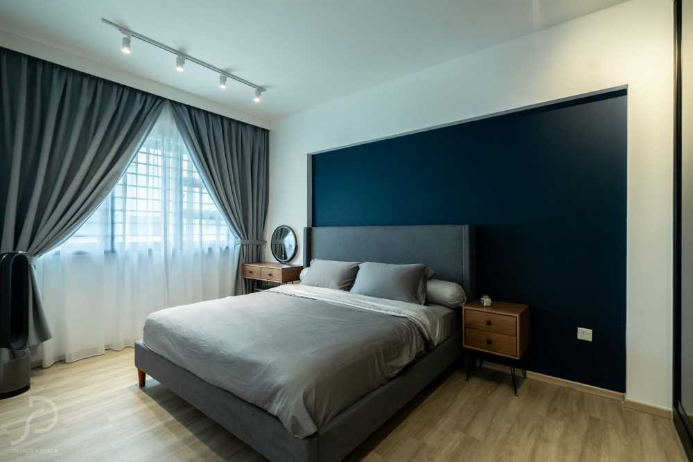 Modern Bedroom with Wardrobe and Queen Bed