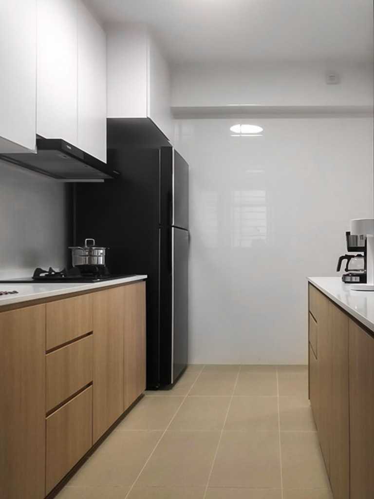 Scandinavian Kitchen with Kitchen Accessories and Kitchen Tap