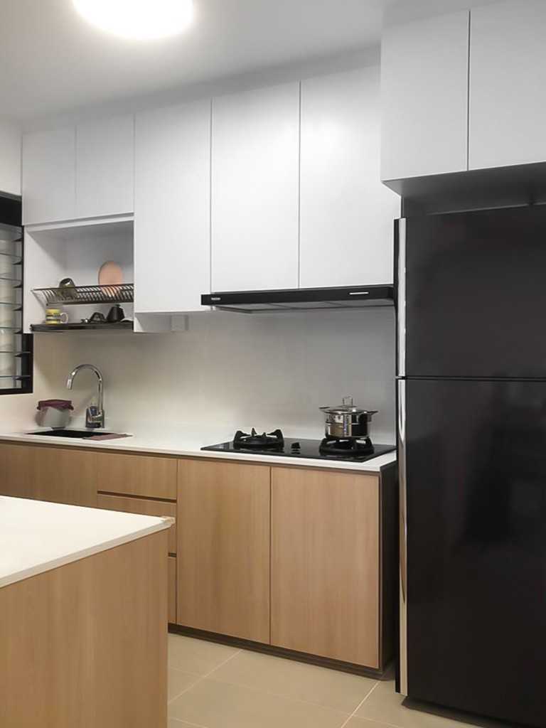 Scandinavian Kitchen with Kitchen Window and Kitchen Accessories