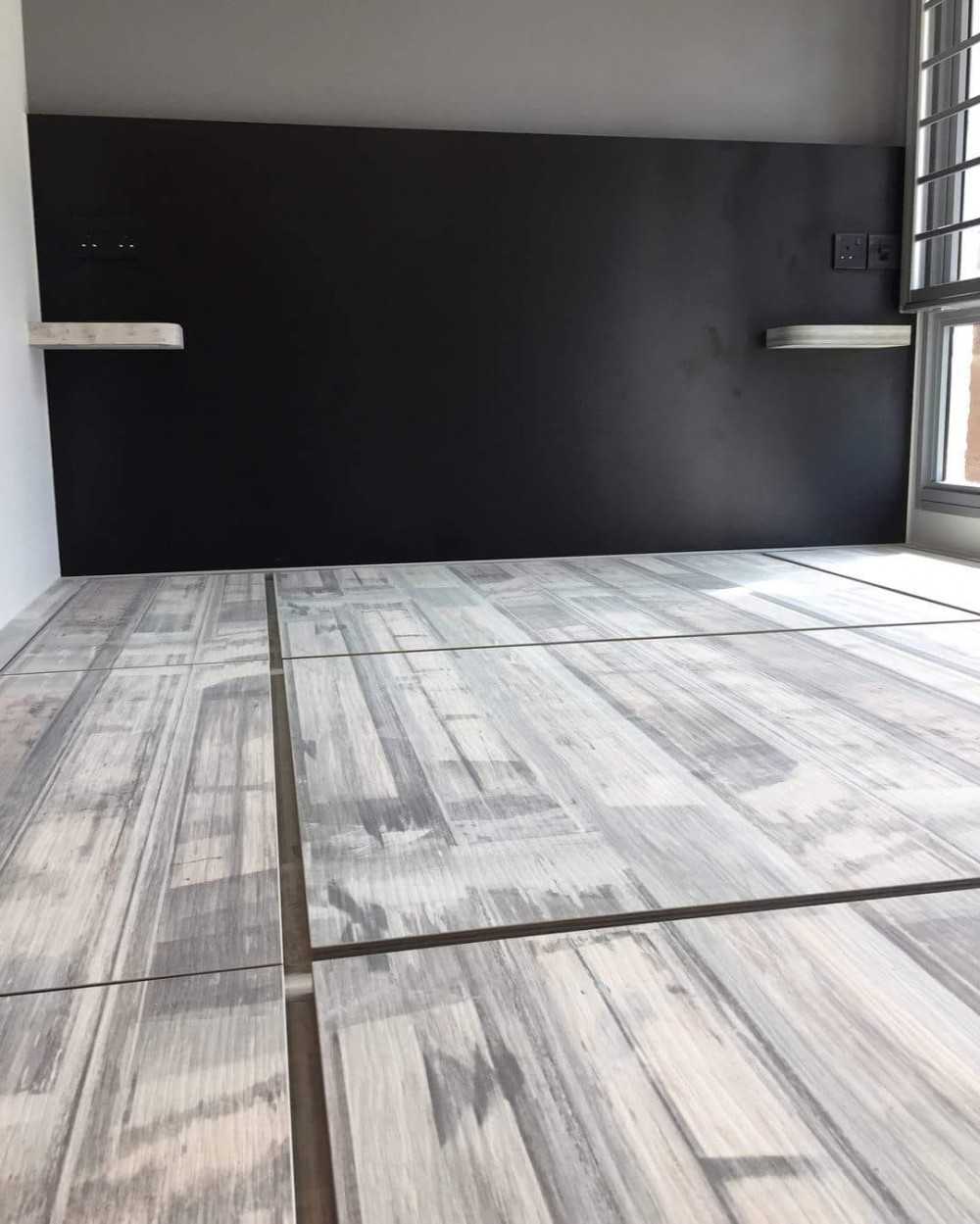 Industrial Bedroom with Platform Bed and Built-in Bed