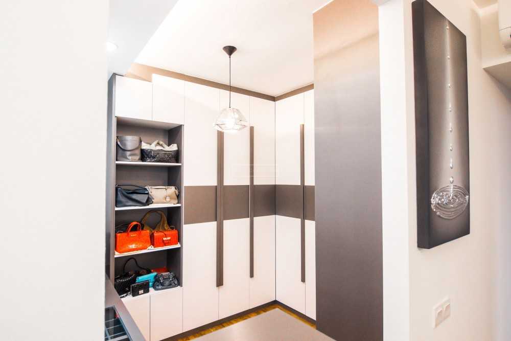 Contemporary Bedroom with Wardrobe and Lighting
