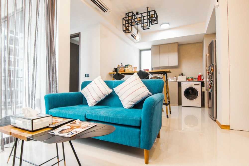 Contemporary Living Room with Sofa and Coffee Table
