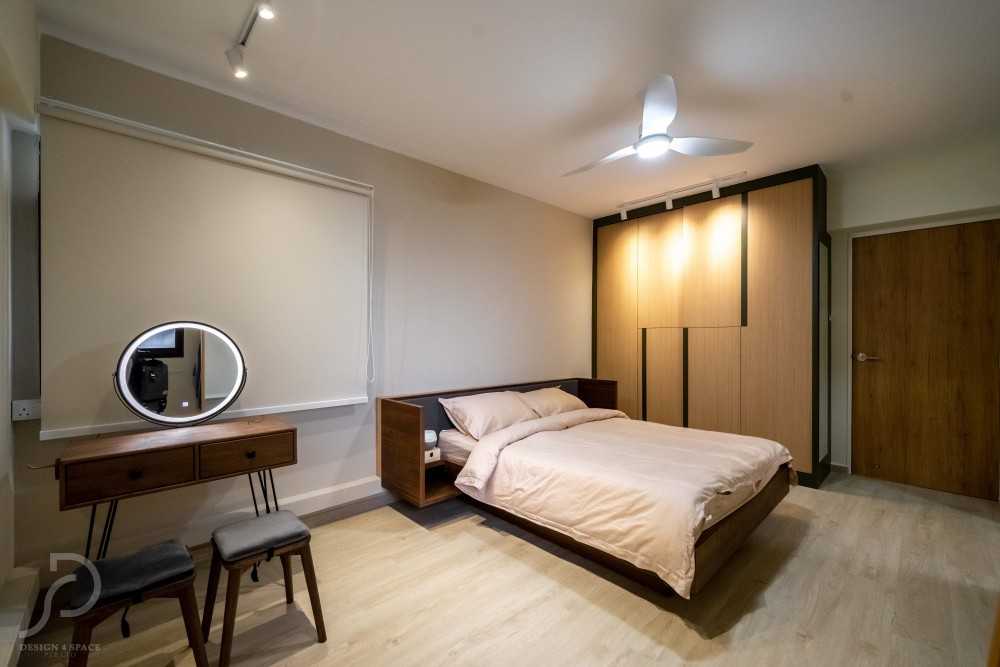 Modern Bedroom with Wardrobe and Sliding Wardrobe