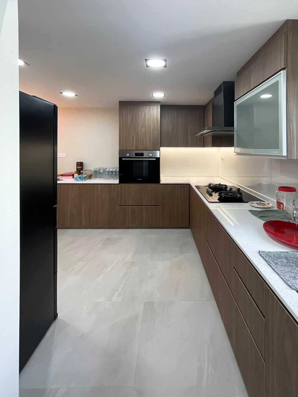 Scandinavian Kitchen with Kitchen Window and Kitchen Accessories