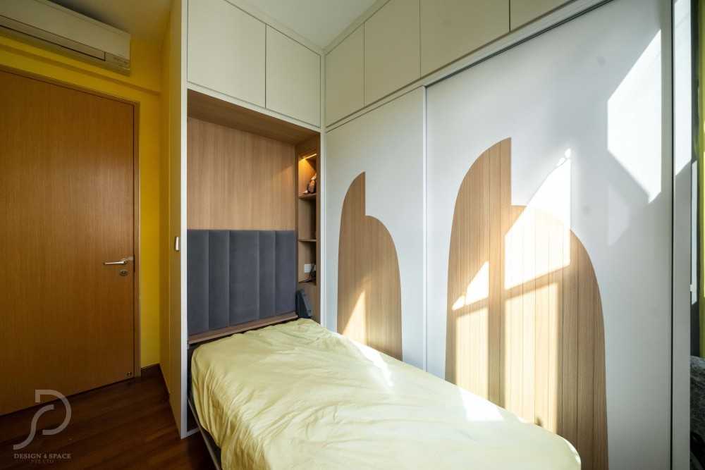 Contemporary Bedroom with Wardrobe and Sliding Wardrobe