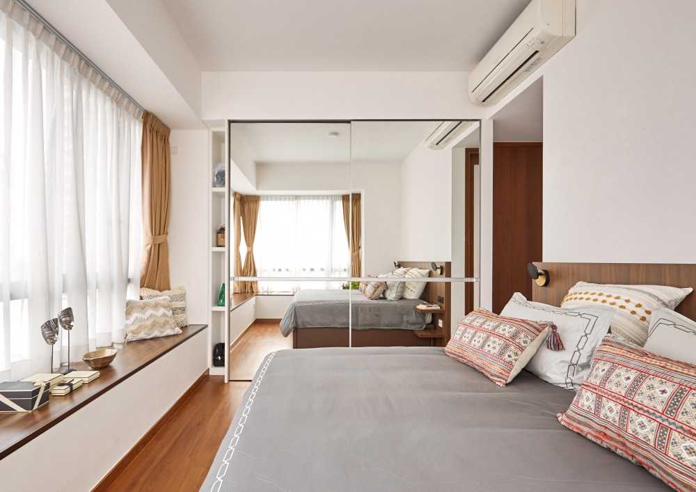 Contemporary Bedroom with Settee and Wardrobe