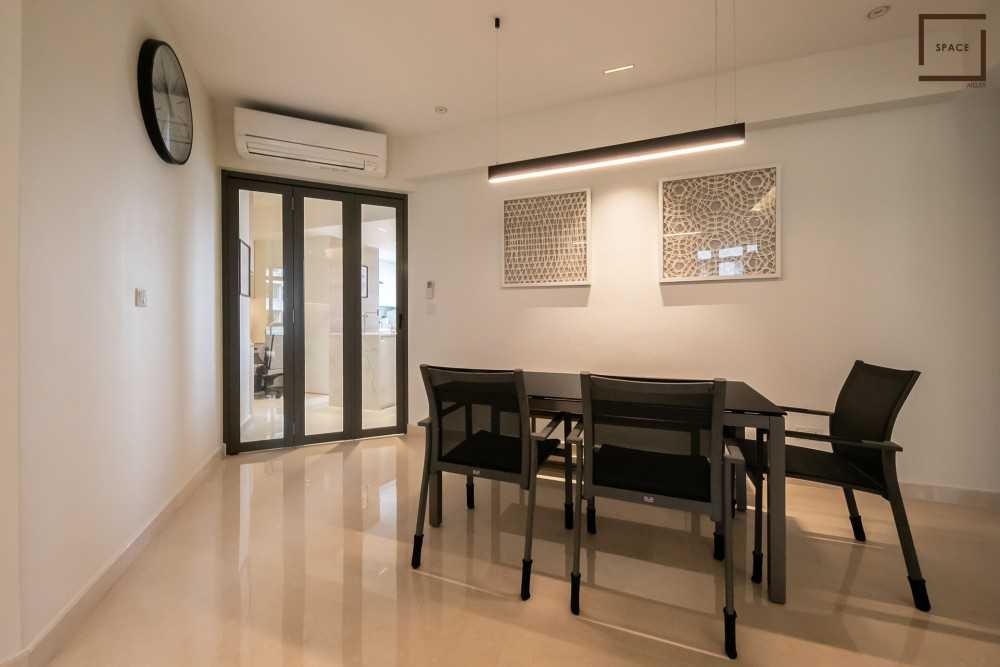 Modern Dining Room with Dining Table and Dining Chairs
