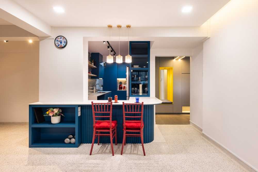 Eclectic Dining Room with Dining Table and Dining Chairs