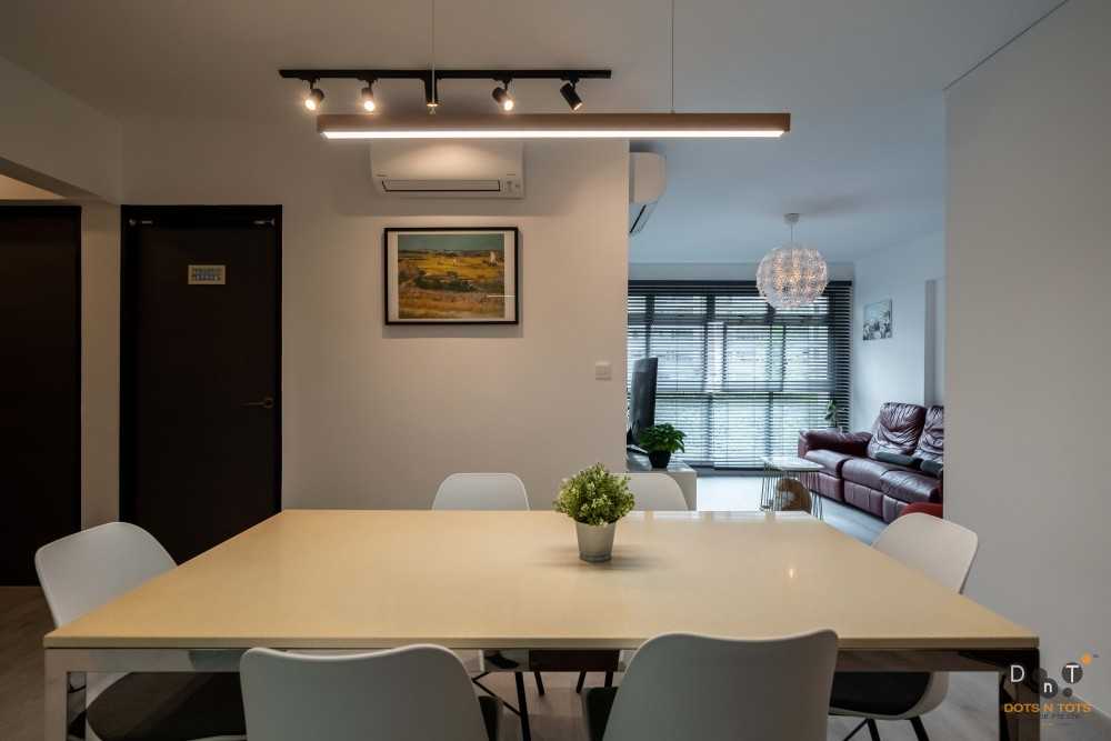 Modern Living Room with Wood Flooring and Sofa