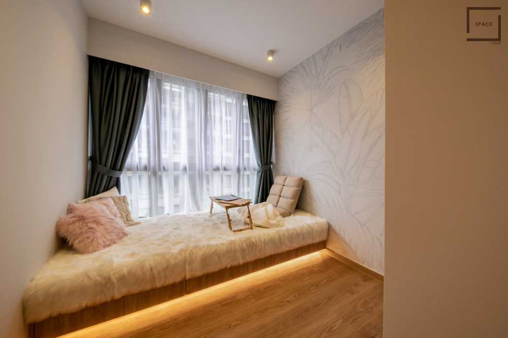 Modern Bedroom with Wardrobe and Built-in Bed