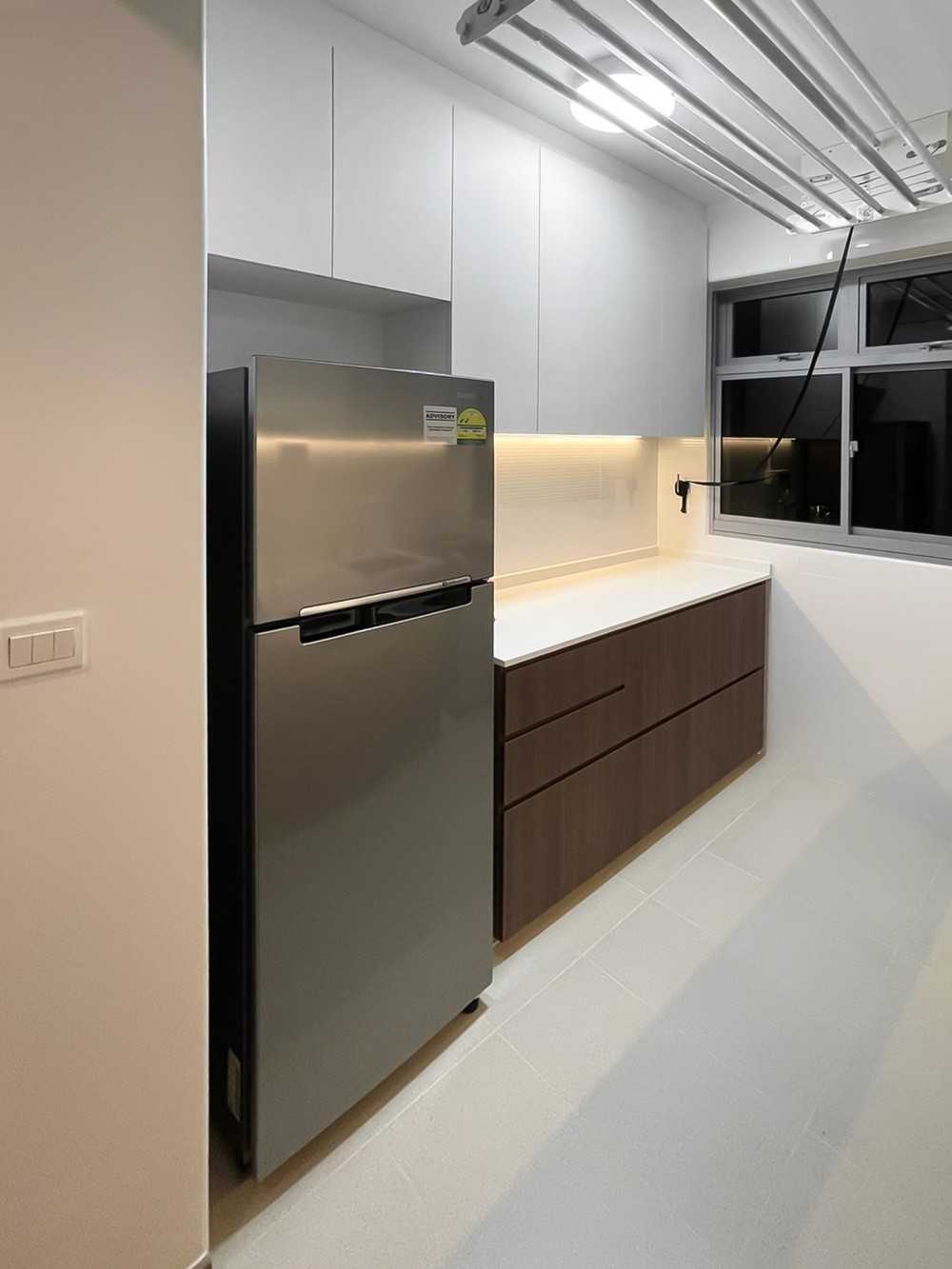 Scandinavian Kitchen with Kitchen Window and Kitchen Accessories