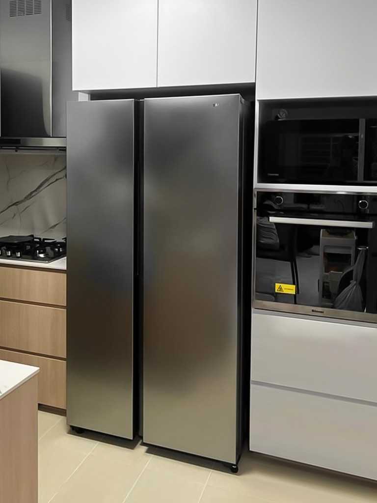 Scandinavian Kitchen with Kitchen Backsplash and Kitchen Accessories