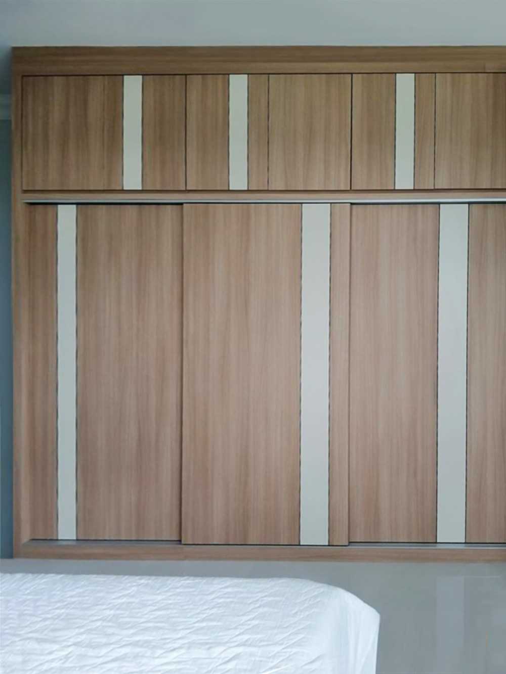 Scandinavian Bedroom with Wardrobe and Sliding Wardrobe