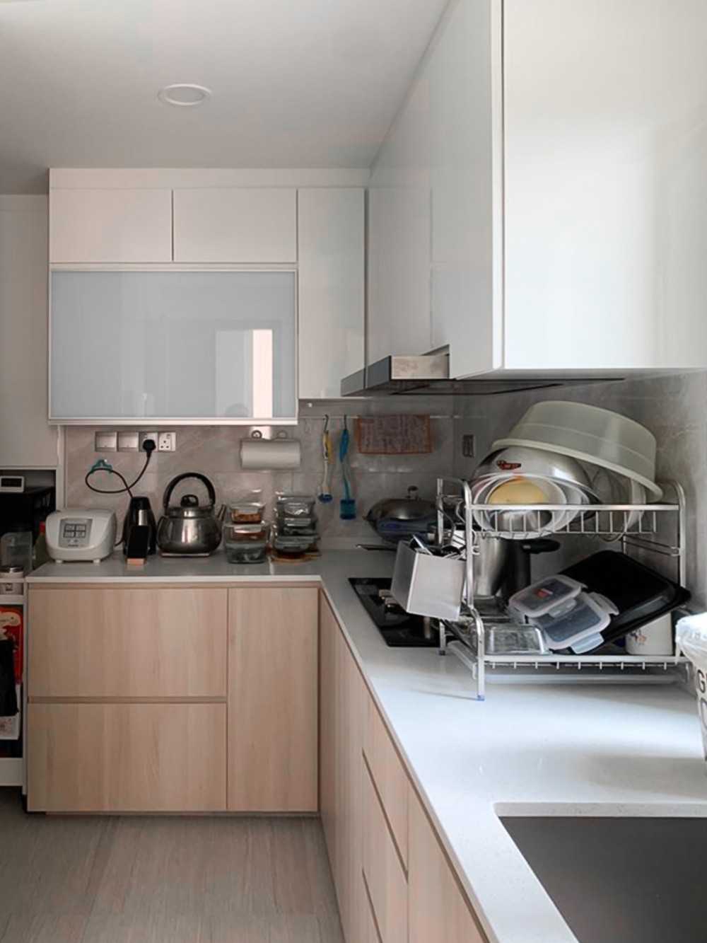 Scandinavian Kitchen with Kitchen Accessories and Kitchen Tap