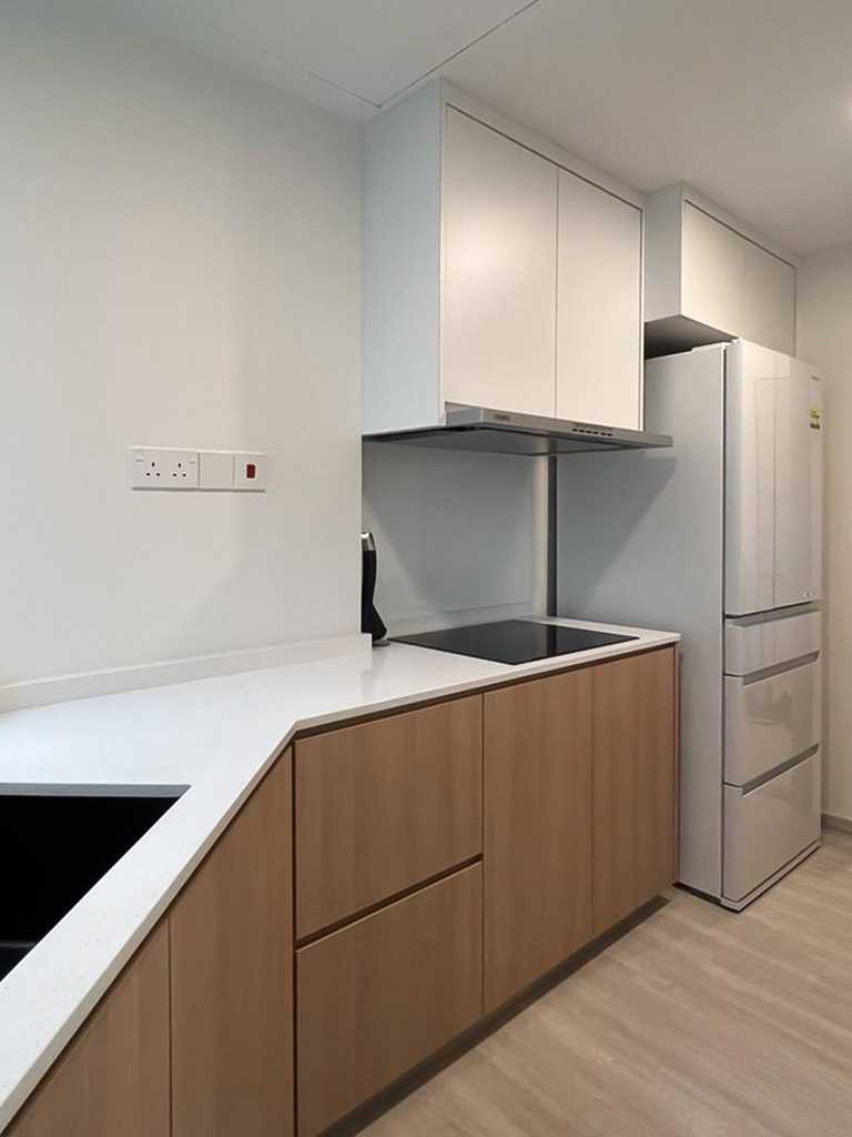 Scandinavian Kitchen with Kitchen Accessories and Kitchen Tap