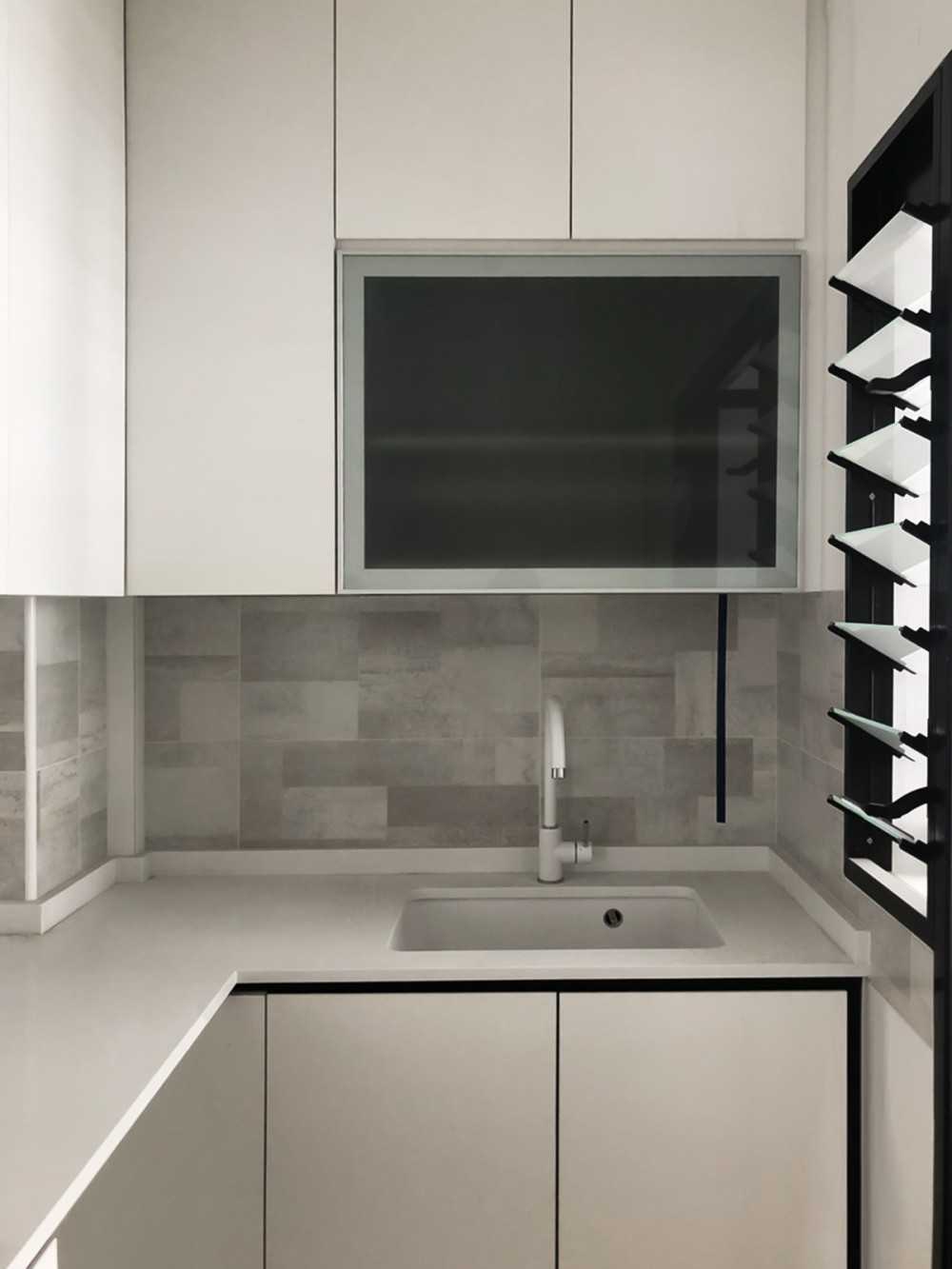 Scandinavian Kitchen with Kitchen Window and Kitchen Accessories