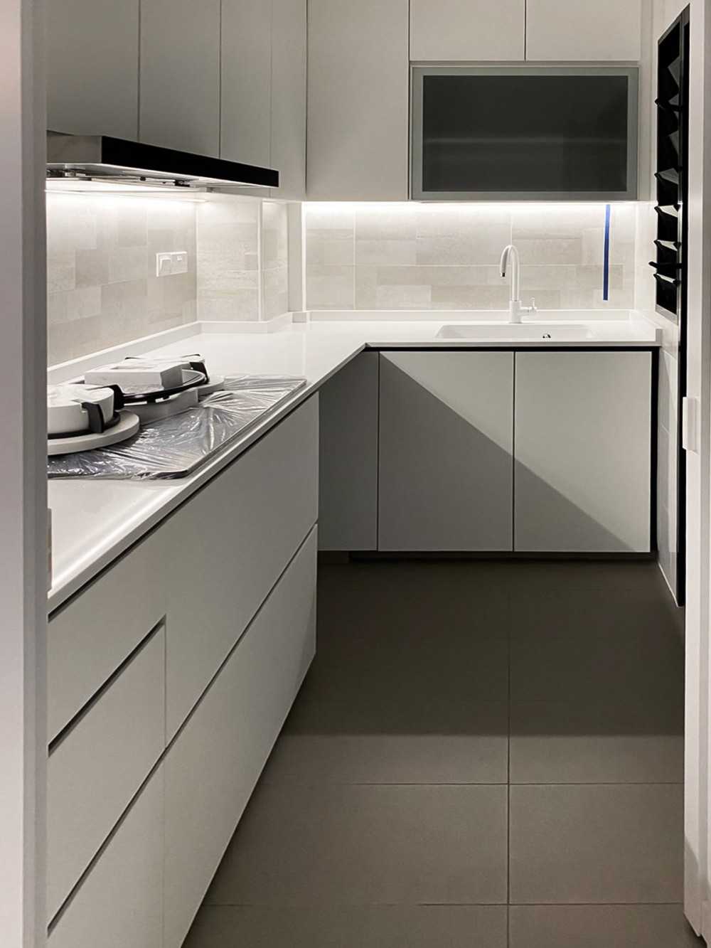 Scandinavian Kitchen with Kitchen Window and Kitchen Accessories