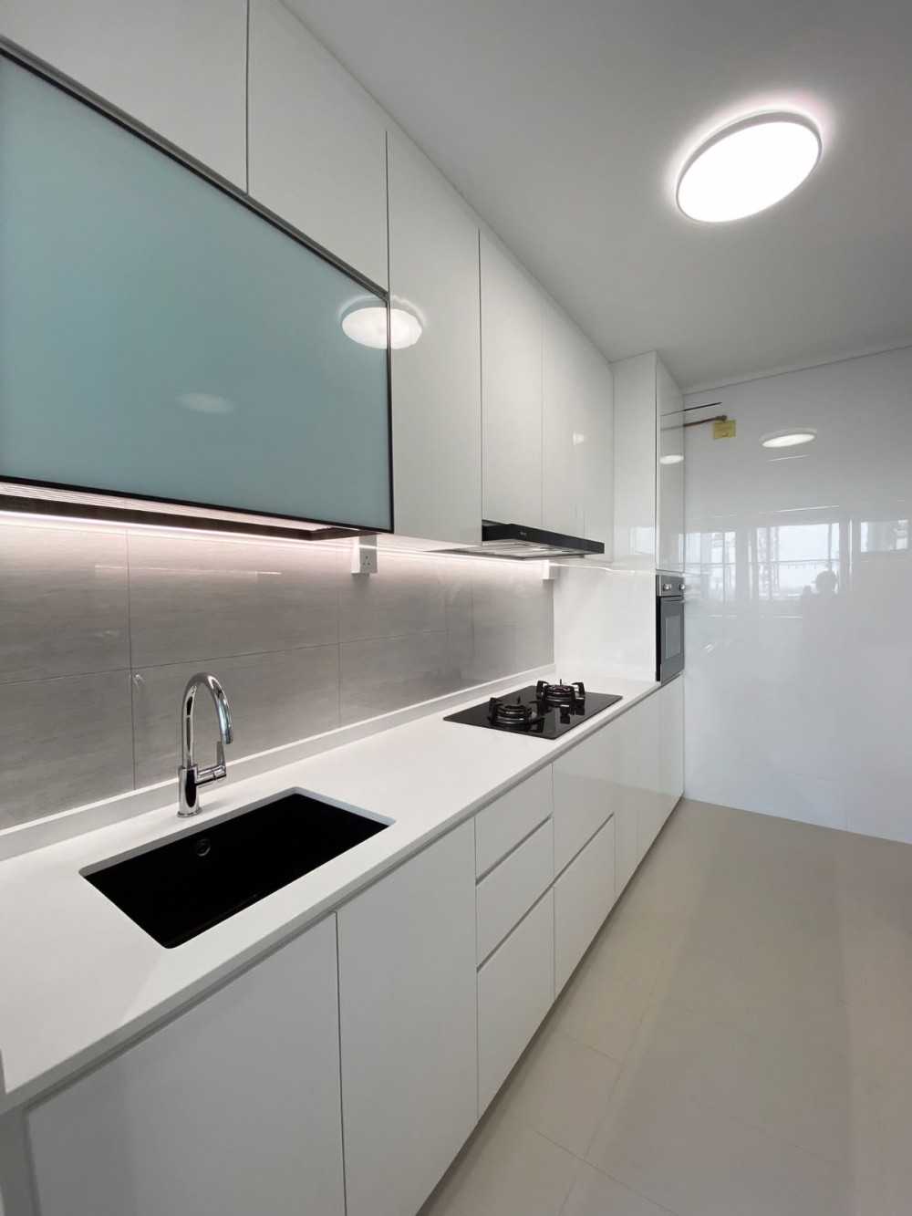 Scandinavian Kitchen with Kitchen Accessories and Kitchen Tap