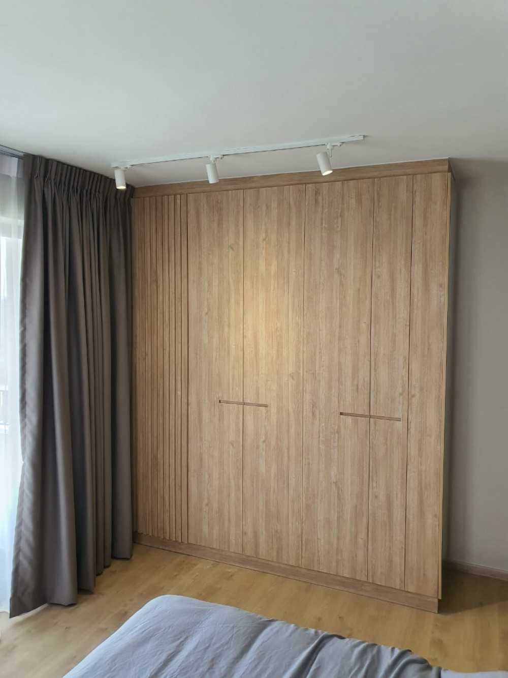 Scandinavian Bedroom with Wardrobe and Storage Cabinets